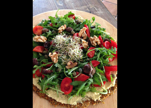 Pizza crudista alla rucola