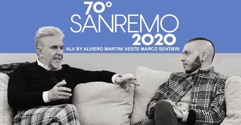 Alviero Martini- Il look per Marco Sentieri a Sanremo