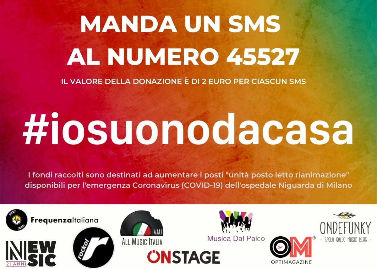 #IOSUONODACASA-Più di 25 mila euro di donazioni raccolti
