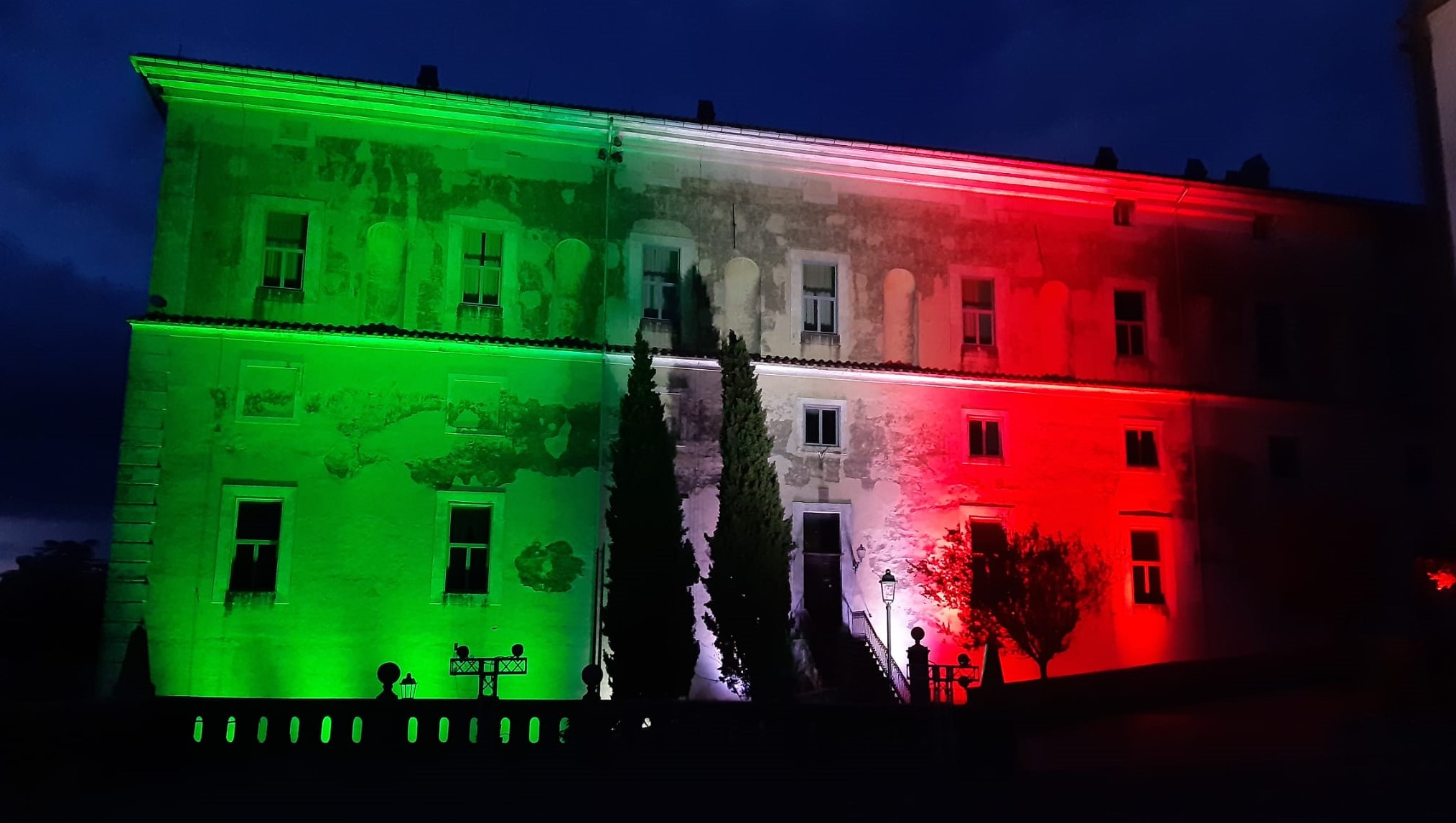 Palazzo Doria Pamphilj – Si illumina con il tricolore