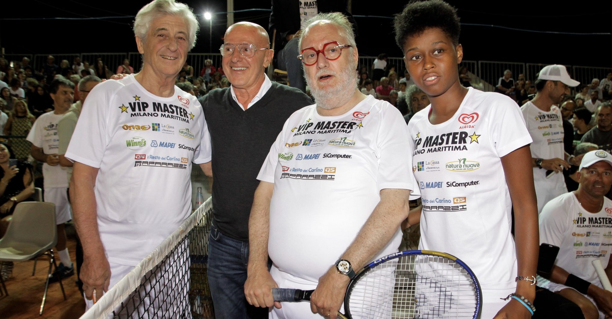 Edoardo Raspelli- Ritornano in campo i Vip Master di tennis