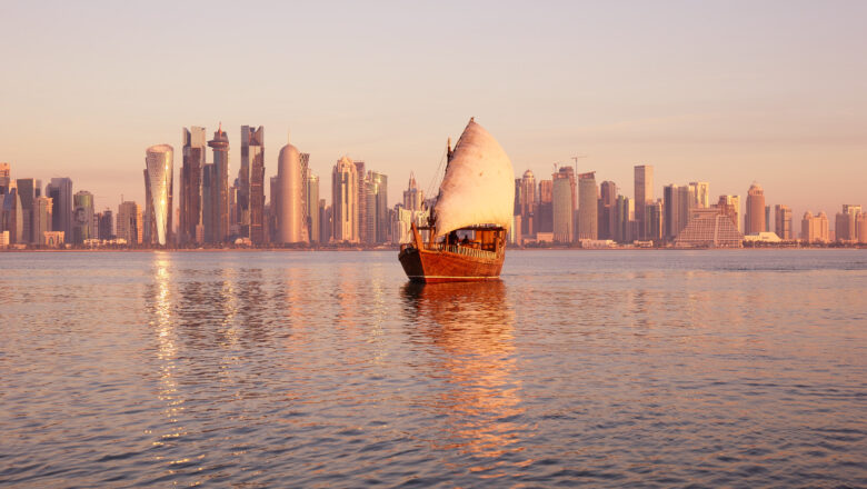 Lo Skyline di Doha, la capitale del Qatar in continua evoluzione