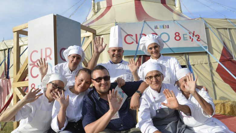 “Al Meni”- Massimo Bottura con i grandi chef nel circo dei sogni di Fellini
