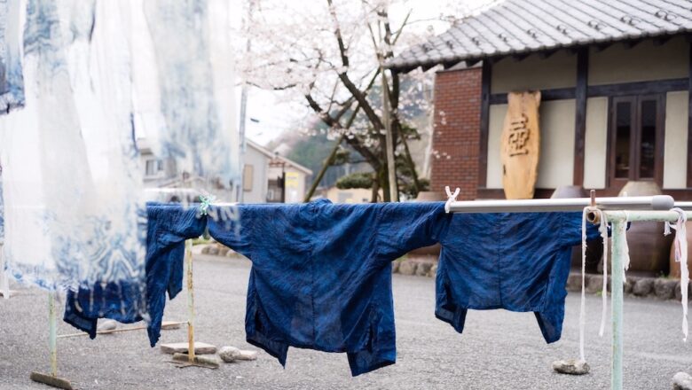 Cieli, tessuti e cucina- Tokyo si tinge di blu