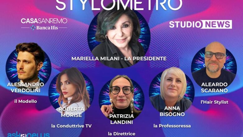 StudioNews- Lo Stylometro eleggerà il Big più Glamor di Sanremo 2023