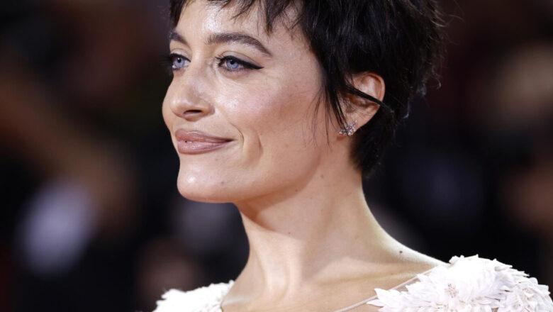 Linda Messerklinger sul red carpet di Venezia
